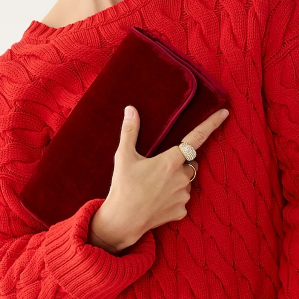 J. Crew NWT Florence Convertible Clutch‎ with Beads - Silver